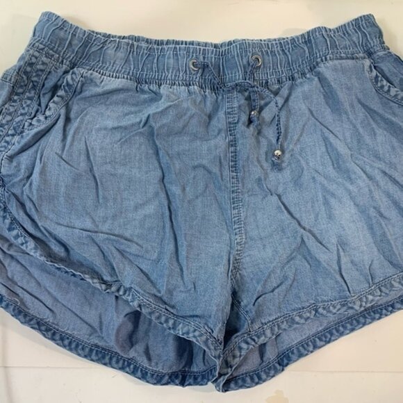 ONLY Blue String Shorts - Picture 1 of 5